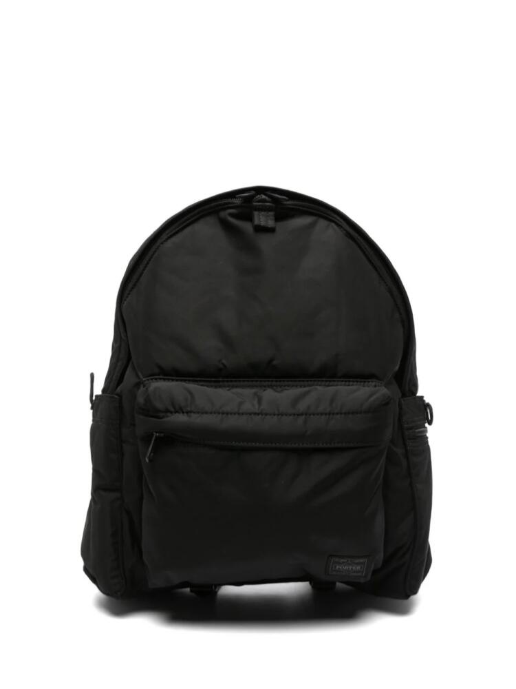 Porter-Yoshida & Co. logo-patch padded backpack - Black Cover