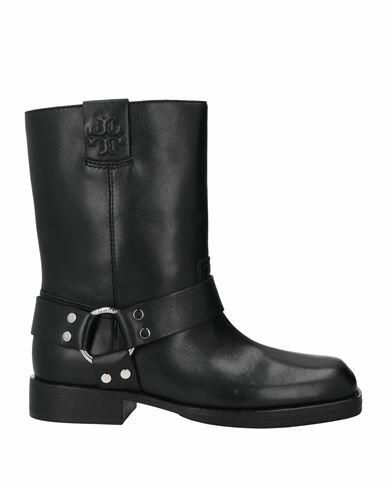 Tory Burch Woman Ankle boots Black Cowhide Cover