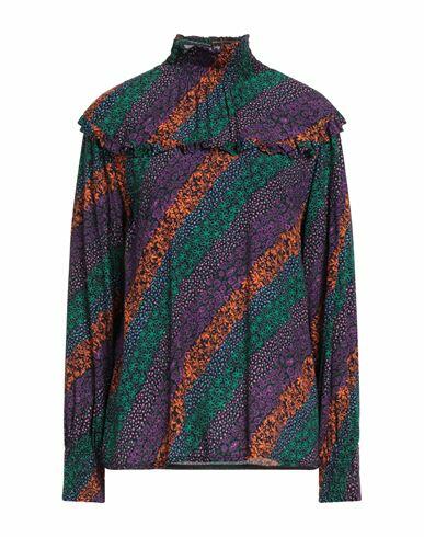 Frnch Woman Top Purple EcoVero viscose, Viscose Cover