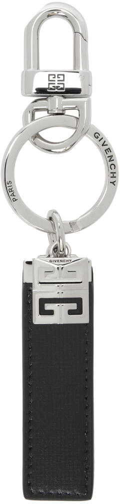 Givenchy Black & Silver 4G Classic Keychain Cover