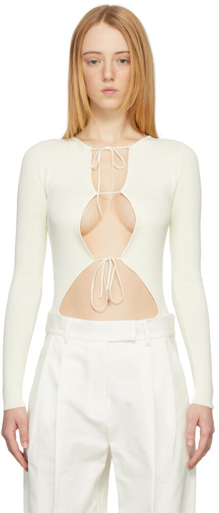 Aya Muse Off-White Forio Bodysuit Cover