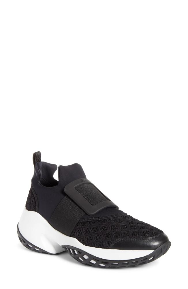 Roger Vivier Viv Run Slip-On Sneaker in Black Cover