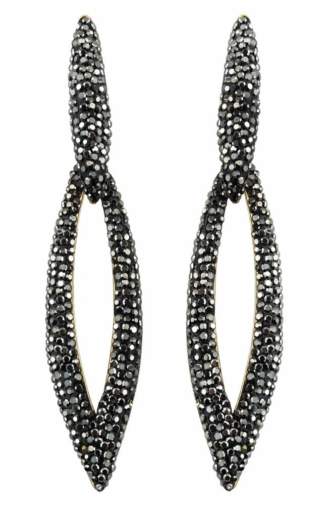 Panacea Marquise Drop Earrings in Hematite Cover