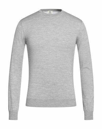 Luigi Borrelli Napoli Man Sweater Grey Merino Wool, Silk, Cashmere Cover