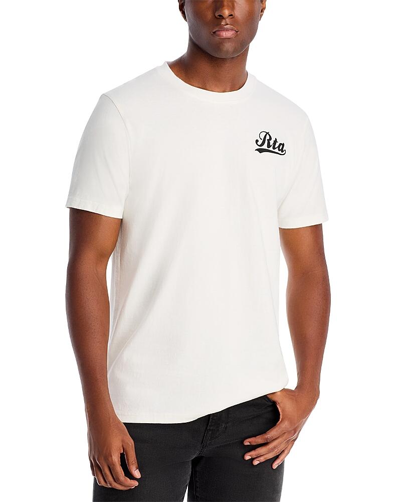 Rta Liam Cotton Collegiate Script Logo Graphic Tee Cover