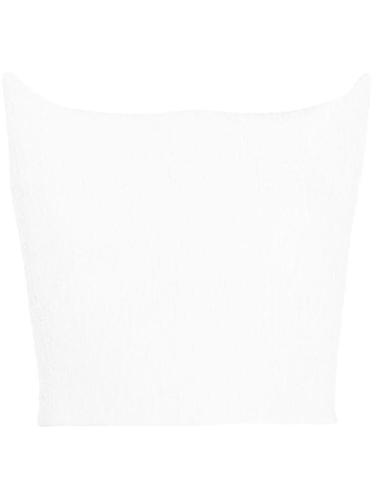 Ioana Ciolacu corset-style sleeveless top - White Cover