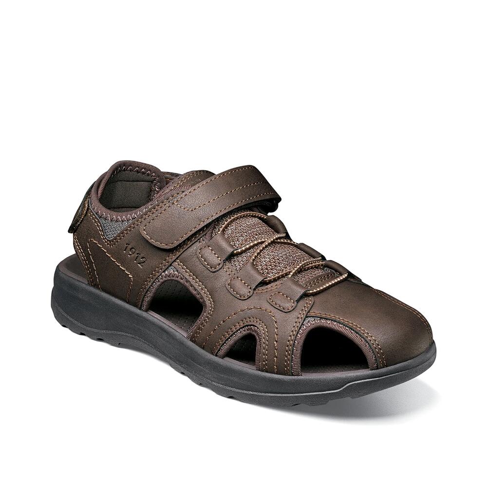 Nunn Bush Huck Fisherman Sandal | Men's | Brown Cover