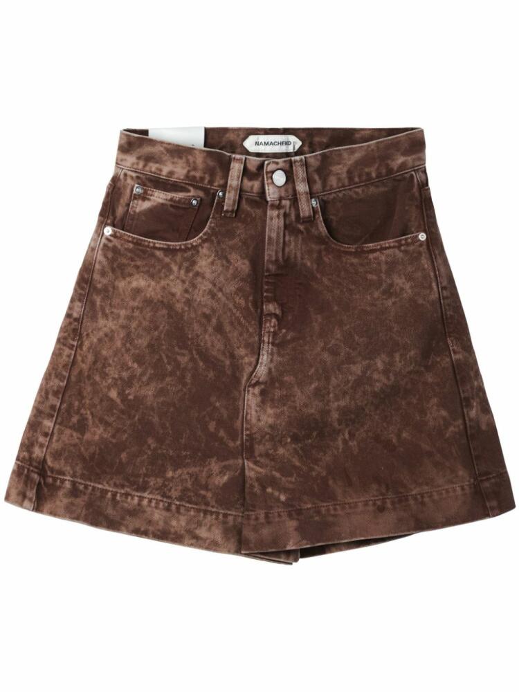 Namacheko Emån denim shorts - Brown Cover