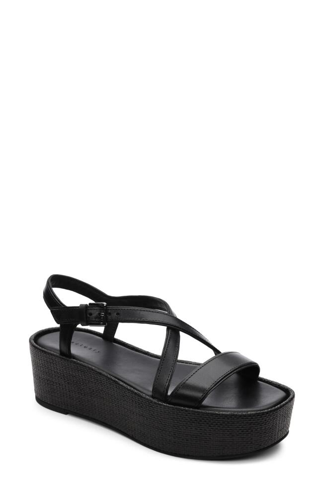 Sanctuary Define Platform Sandal in Black/Black Cover