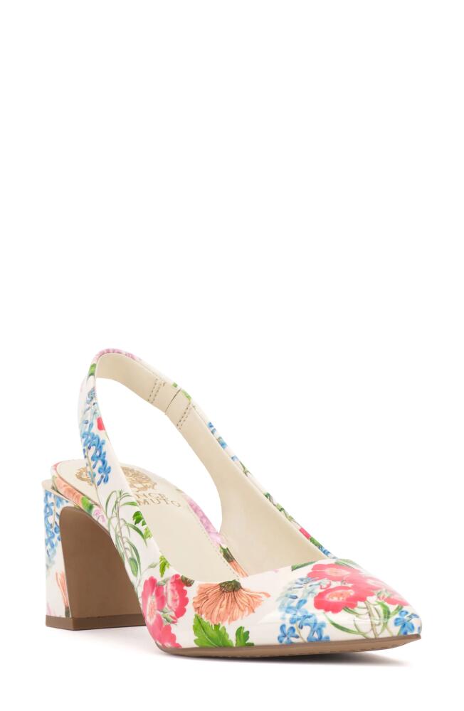 Vince Camuto Hamden Pointed Toe Slingback Pump in Floret Garden Cover