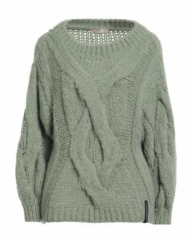 Hinnominate Woman Sweater Light green Acrylic, Polyamide, Alpaca wool, Wool Cover