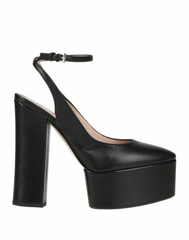 N°21 Woman Pumps Black Leather Cover