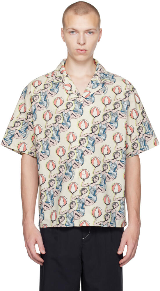 Maison Kitsuné Multicolor Hotel Olympia Edition Resort Shirt Cover