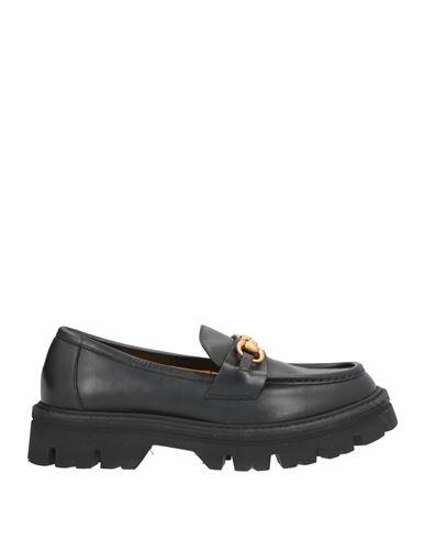 Mara Bini Woman Loafers Black Calfskin Cover