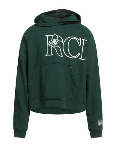 Reese Cooper Man Sweatshirt Dark green Cotton Cover