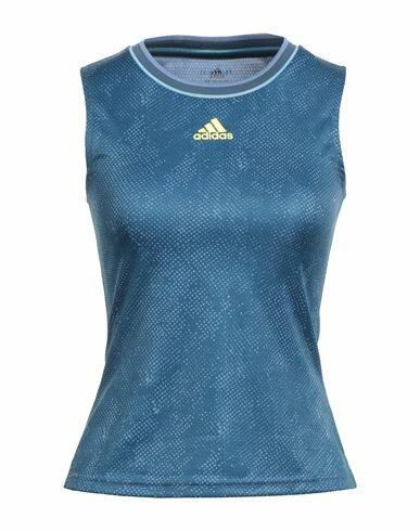 Adidas Woman Tank top Midnight blue Recycled polyester Cover