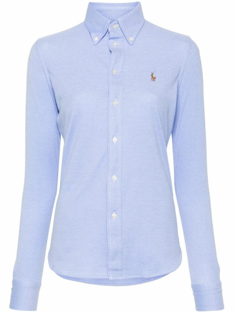 Polo Ralph Lauren Polo Pony-embroidered cotton shirt - Blue Cover