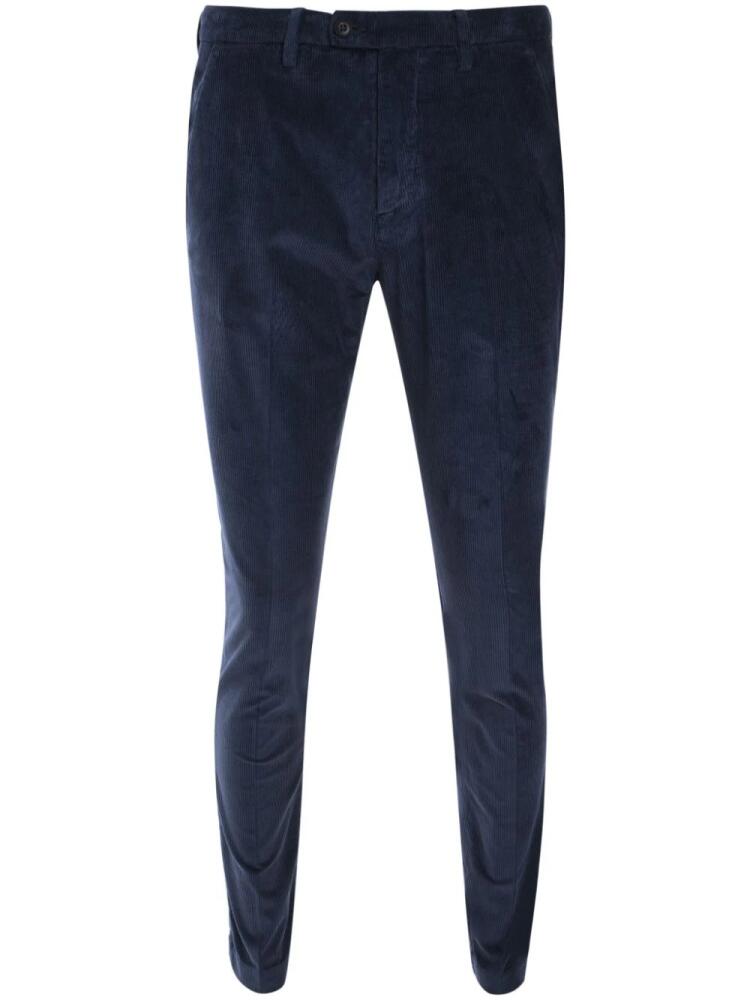 Corneliani corduroy trousers - Blue Cover