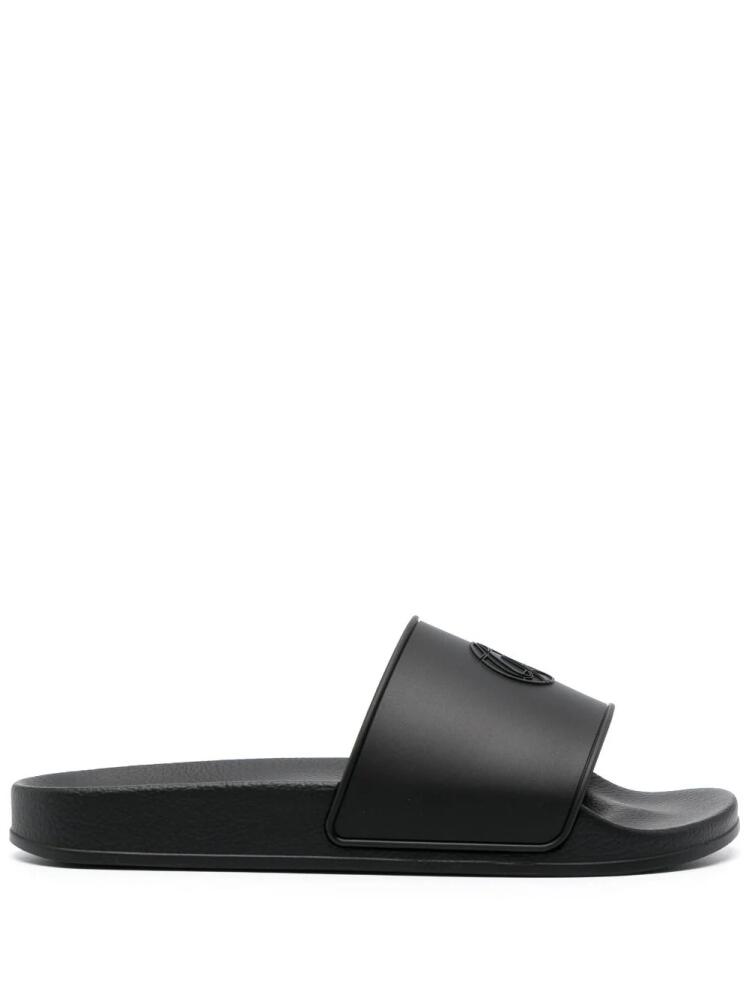 Giuliano Galiano Shark slip-on sandals - Black Cover