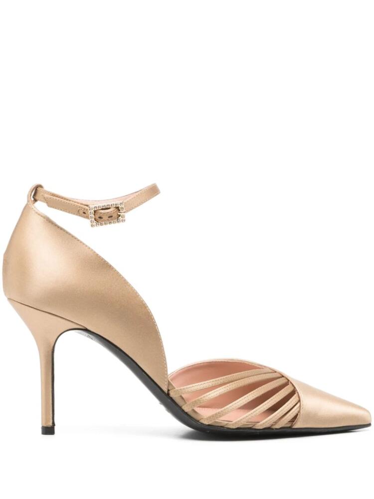 Alberta Ferretti 85mm Evening pumps - Brown Cover