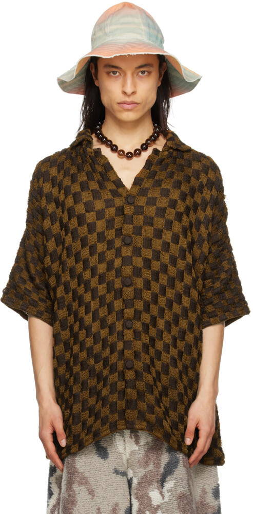 Isa Boulder SSENSE Exclusive Brown Shirt Cover