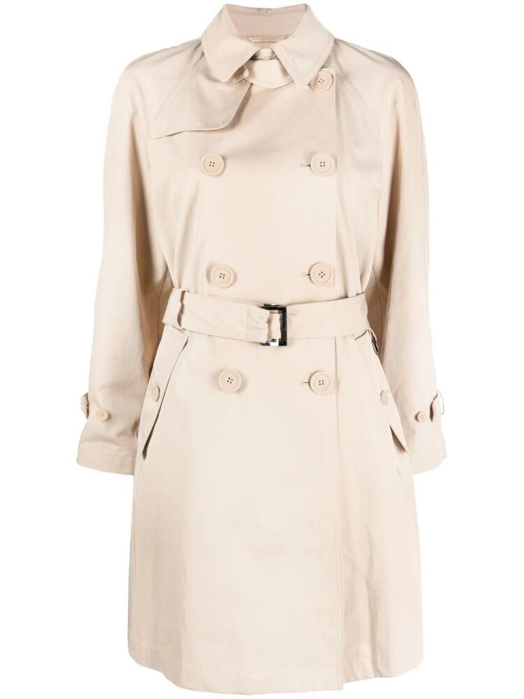 Emporio Armani belted trench coat - Neutrals Cover