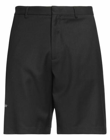 Msftsrep Man Shorts & Bermuda Shorts Black Polyester, Viscose, Elastane Cover