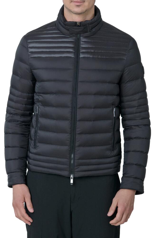 The Recycled Planet Company Emory Water Resistant Down Recycled Nylon Puffer Jacket in Black Cover