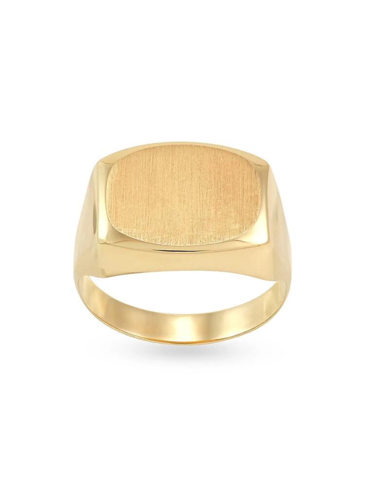 Saks Fifth Avenue Men's 14K Yellow Gold Signet Ring Cover