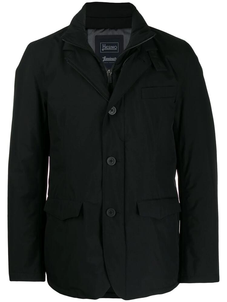 Herno layered down jacket - Black Cover