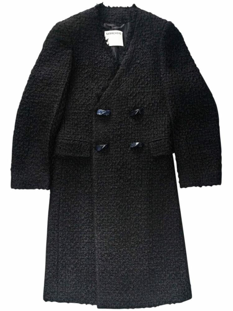 Namacheko Hwicce double-breasted coat - Black Cover