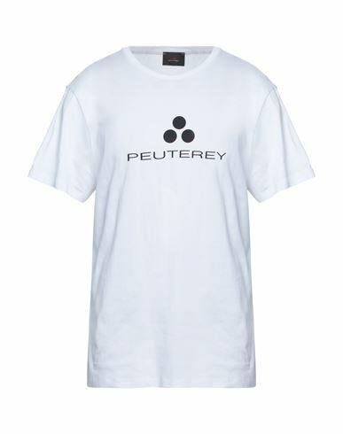 Peuterey Man T-shirt White Cotton Cover