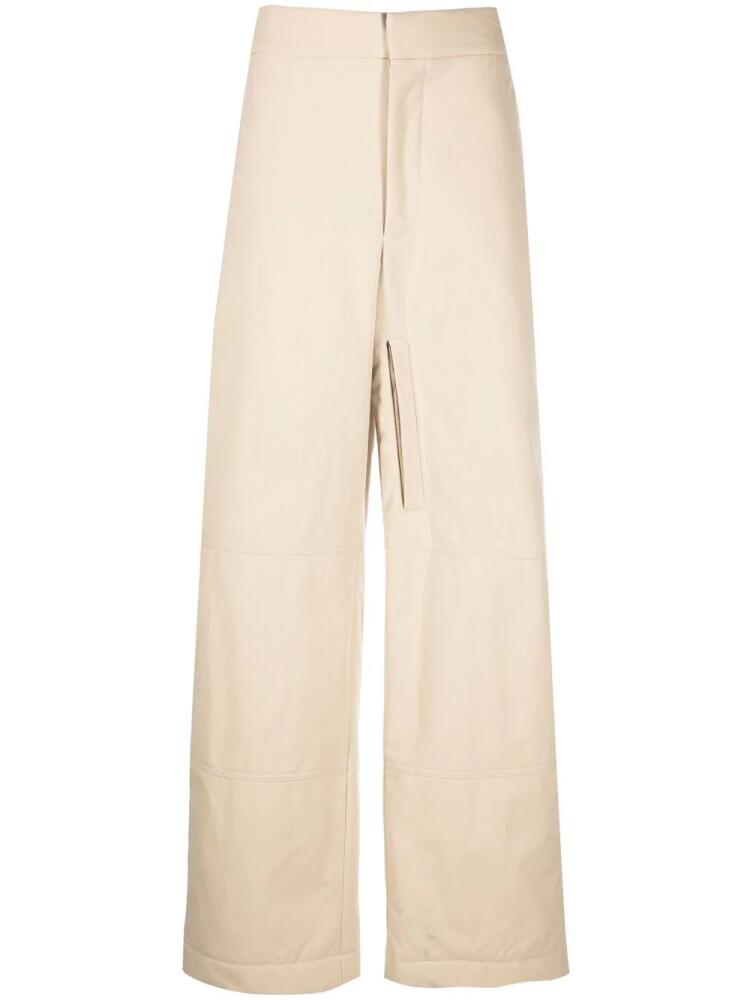 Jacquemus high-waist wide-leg trousers - Neutrals Cover