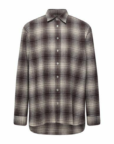 Raf Simons Man Shirt Brown Cotton Cover