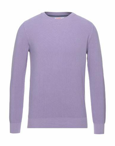 Sun 68 Man Sweater Lilac Cotton Cover