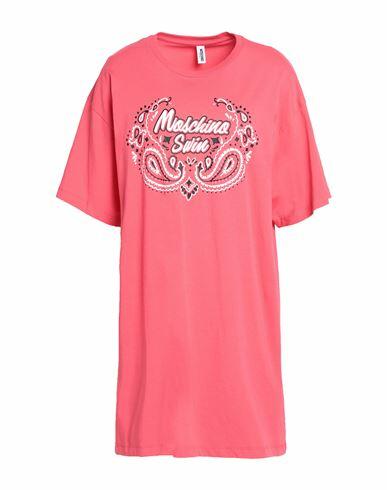 Moschino Woman Cover-up Coral Cotton, Elastane Cover