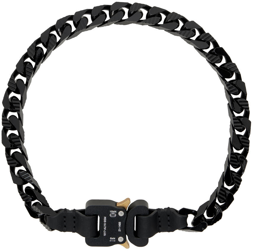 1017 ALYX 9SM Black Colored Chain Necklace Cover