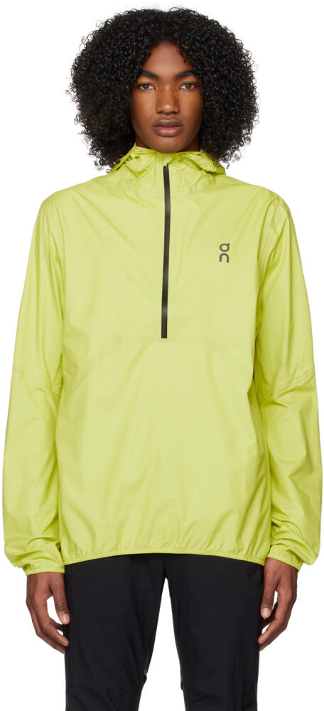 On Yellow Half-Zip Jacket Cover