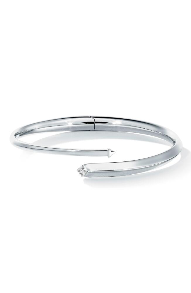 De Beers Forevermark Avaanti™ Diamond Bypass Bangle in White Gold Cover