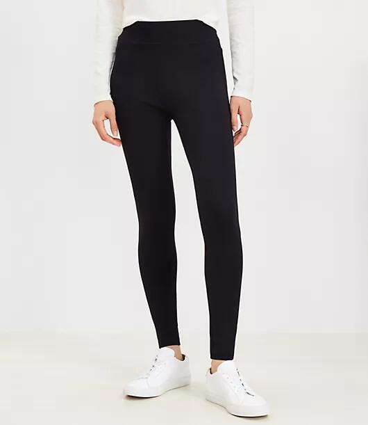 Loft Petite Seamed Ponte Leggings Cover