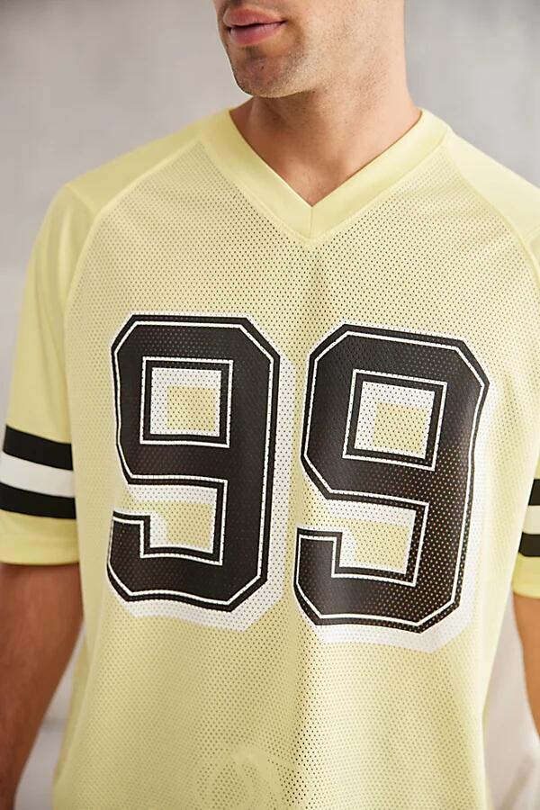 Standard Cloth Football Jersey Top in Yellow Iris Cover