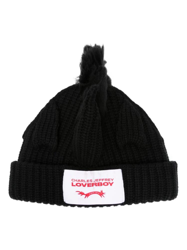 Charles Jeffrey Loverboy Chunky Unicorn beanie - Black Cover