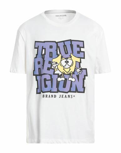 True Religion Man T-shirt White Cotton Cover