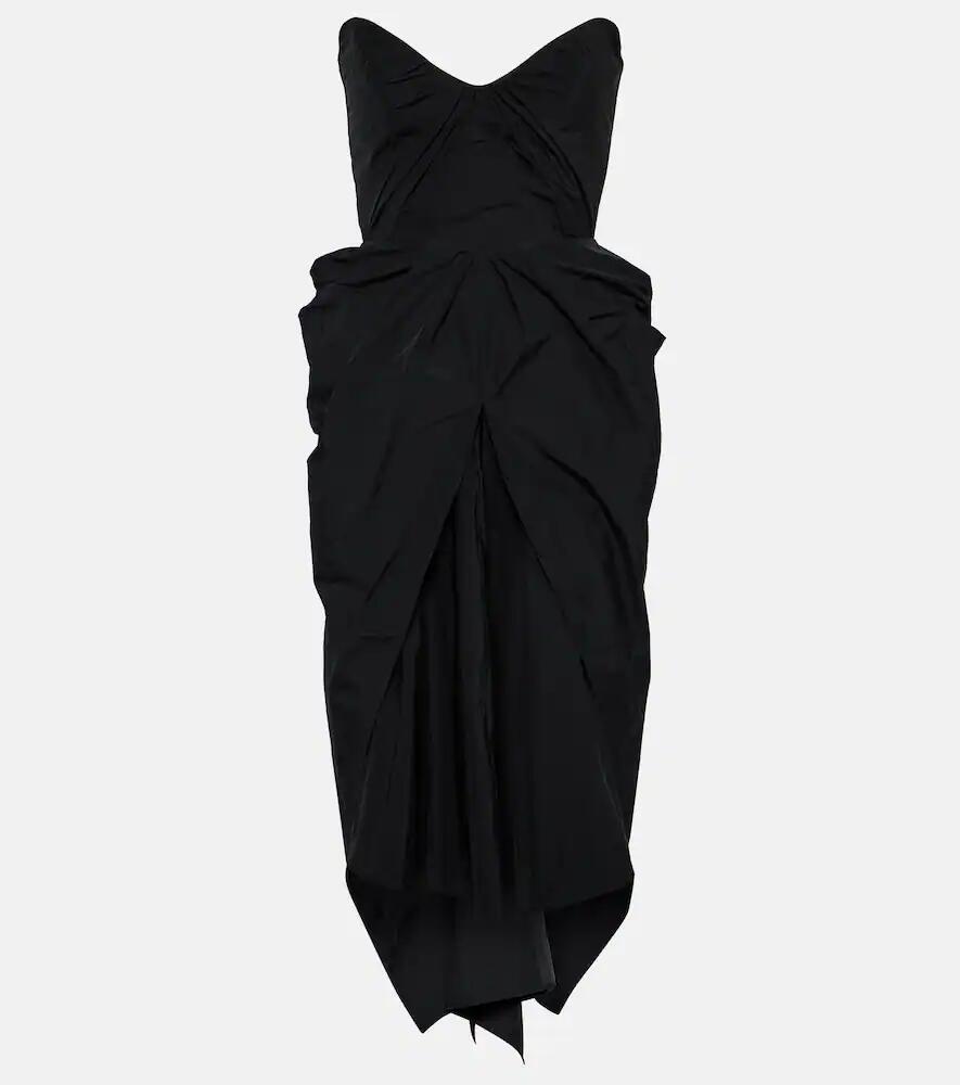 Maticevski Fincher draped bustier midi dress Cover