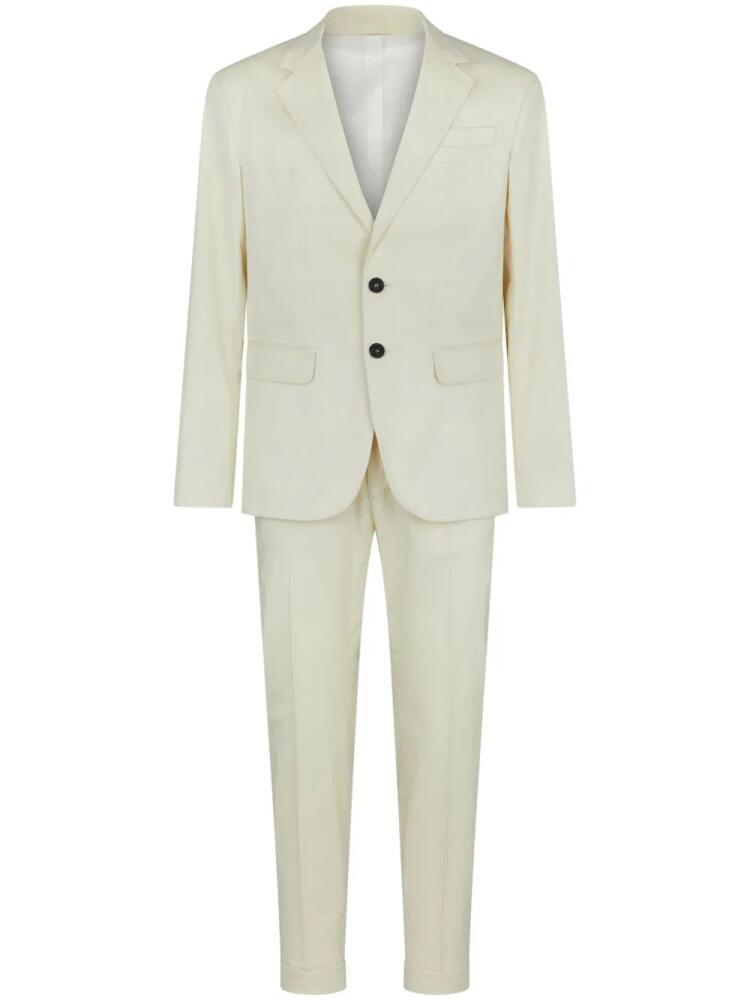 DSQUARED2 single-breasted cotton-blend blazer - Neutrals Cover