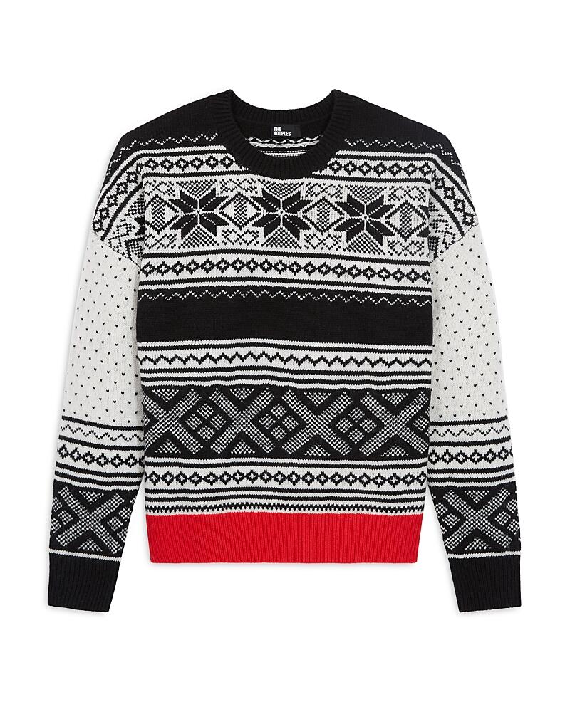 The Kooples Nordic Jacquard Crewneck Sweater Cover