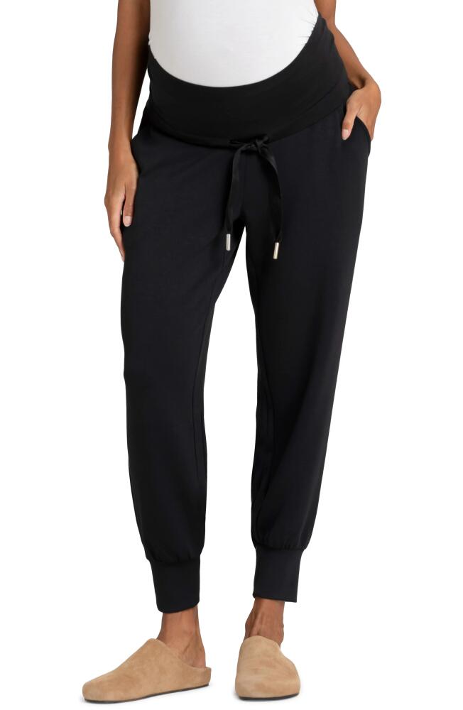 Seraphine Over the Bump Maternity Joggers in Black Cover