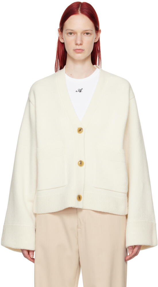 Axel Arigato Off-White Memory Relaxed Cardigan Cover