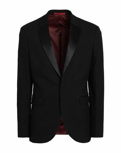 Topman Man Blazer Black Polyester, Viscose, Elastane Cover