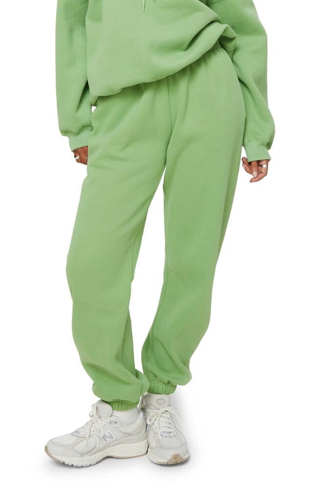 Princess Polly Renna Recycled Cotton Blend Sweatpants in Green Cover